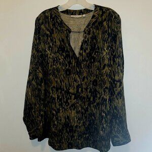 NEXX NEW YORK Green & Black Shirt